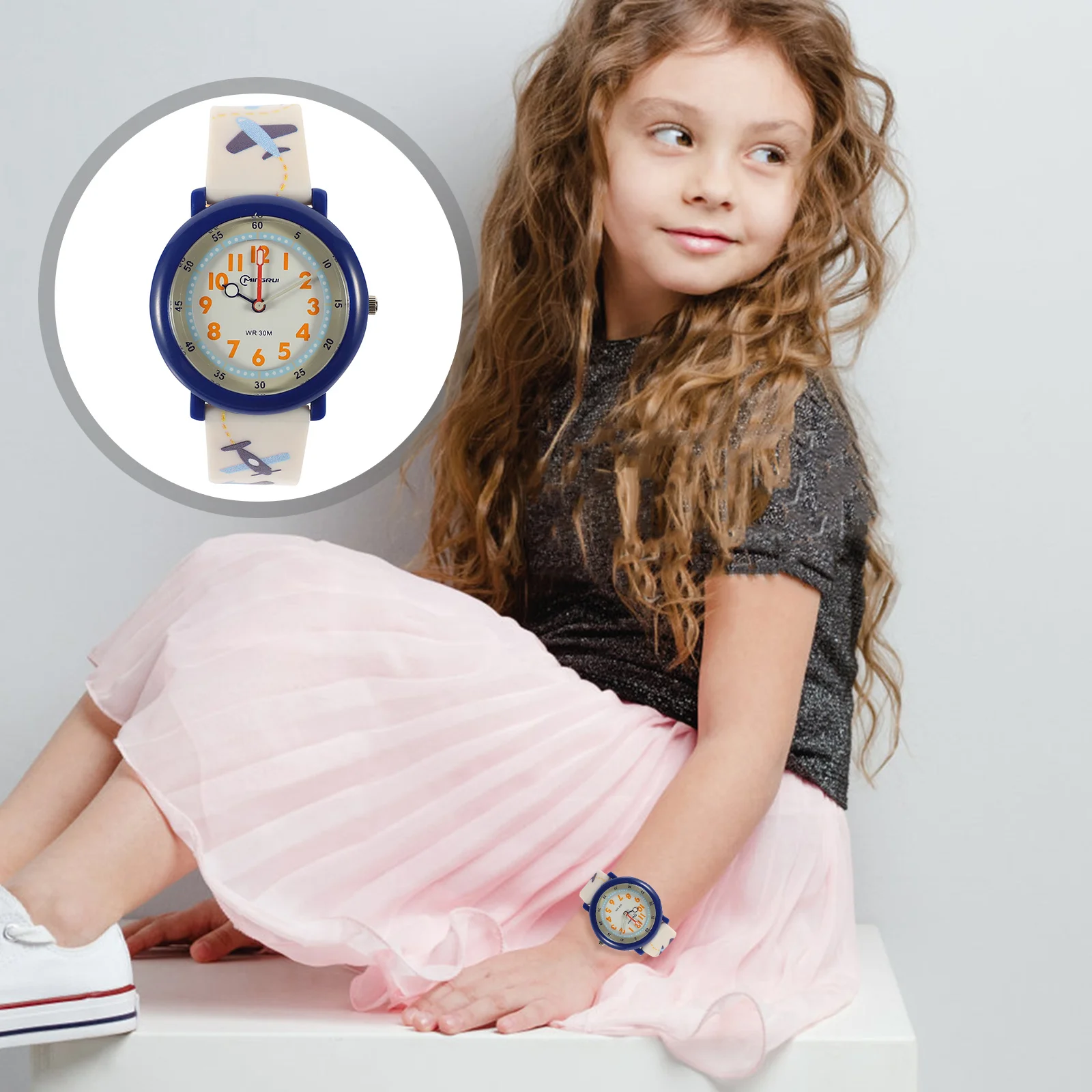 Cartoon Watch Adorable Watch Colorful Adjustable Strap Comfortable Band Ideal Gift for