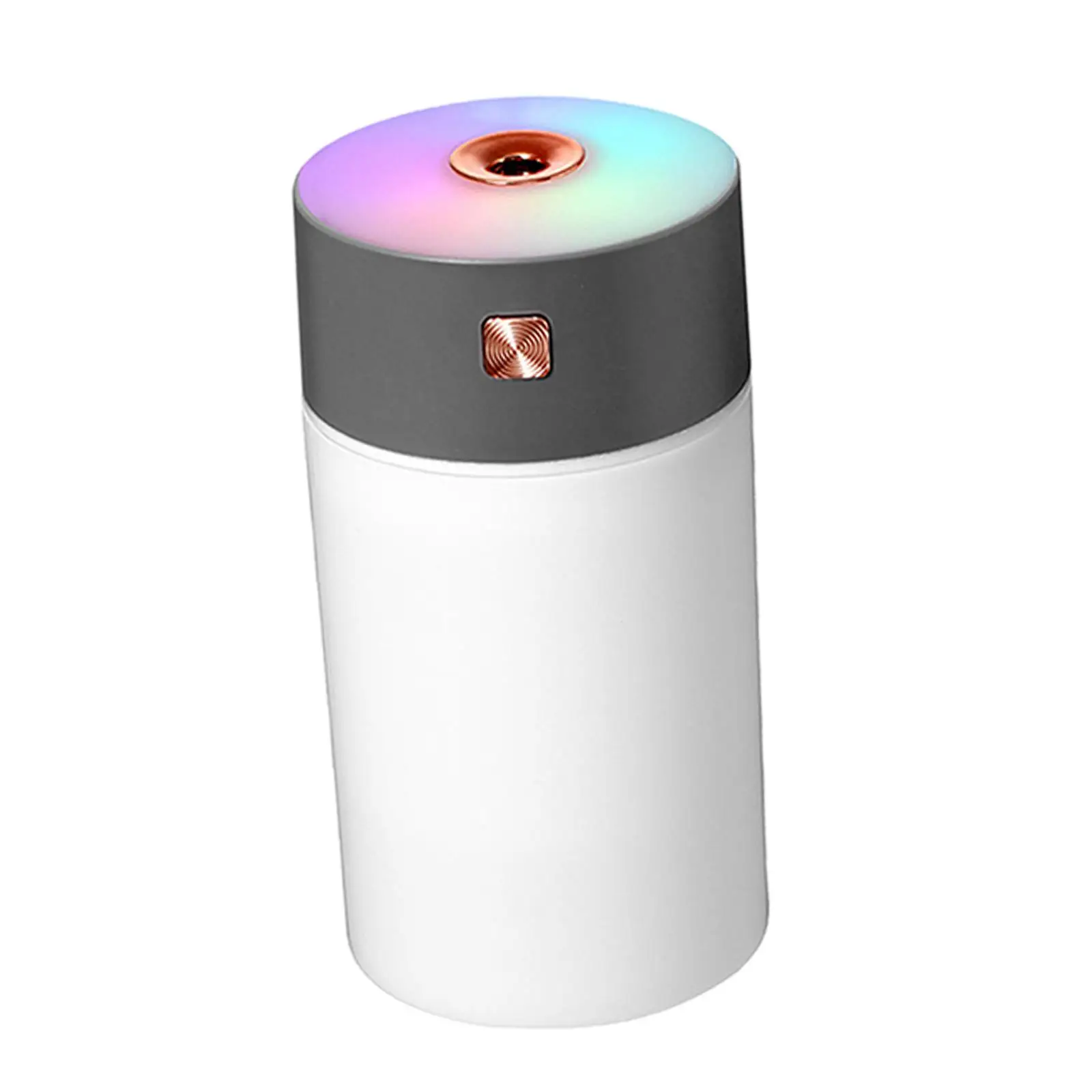 Mini Car Air Humidifier with Colorful Lights Portable for Desktop Study Room
