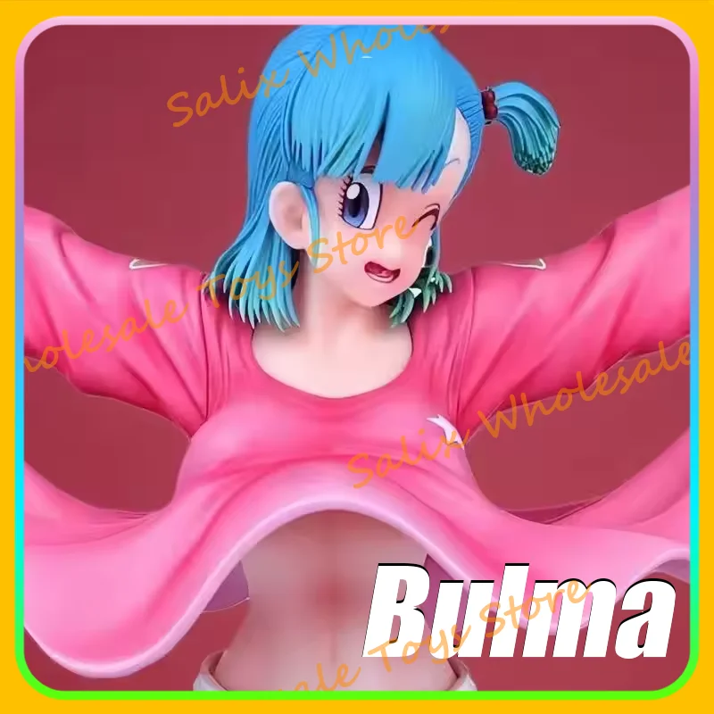 

Новая фигурка Dragon Ball Z Bulma, поднимающая юбка Bulma, статуя из ПВХ, аниме-фигурка, Коллекционная модель, аниме-фигурка, игрушки