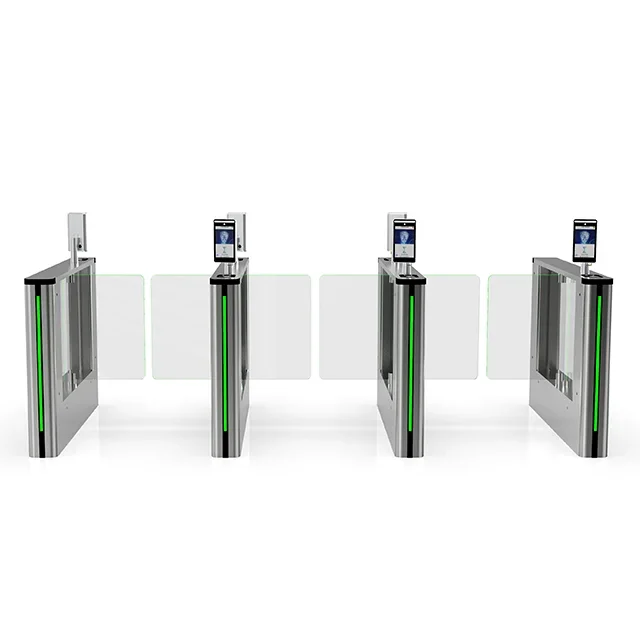 Full Automatic Intelligent Facial Recognition Turnstile Gate Swing Barrier Premium Motor Turnstiles