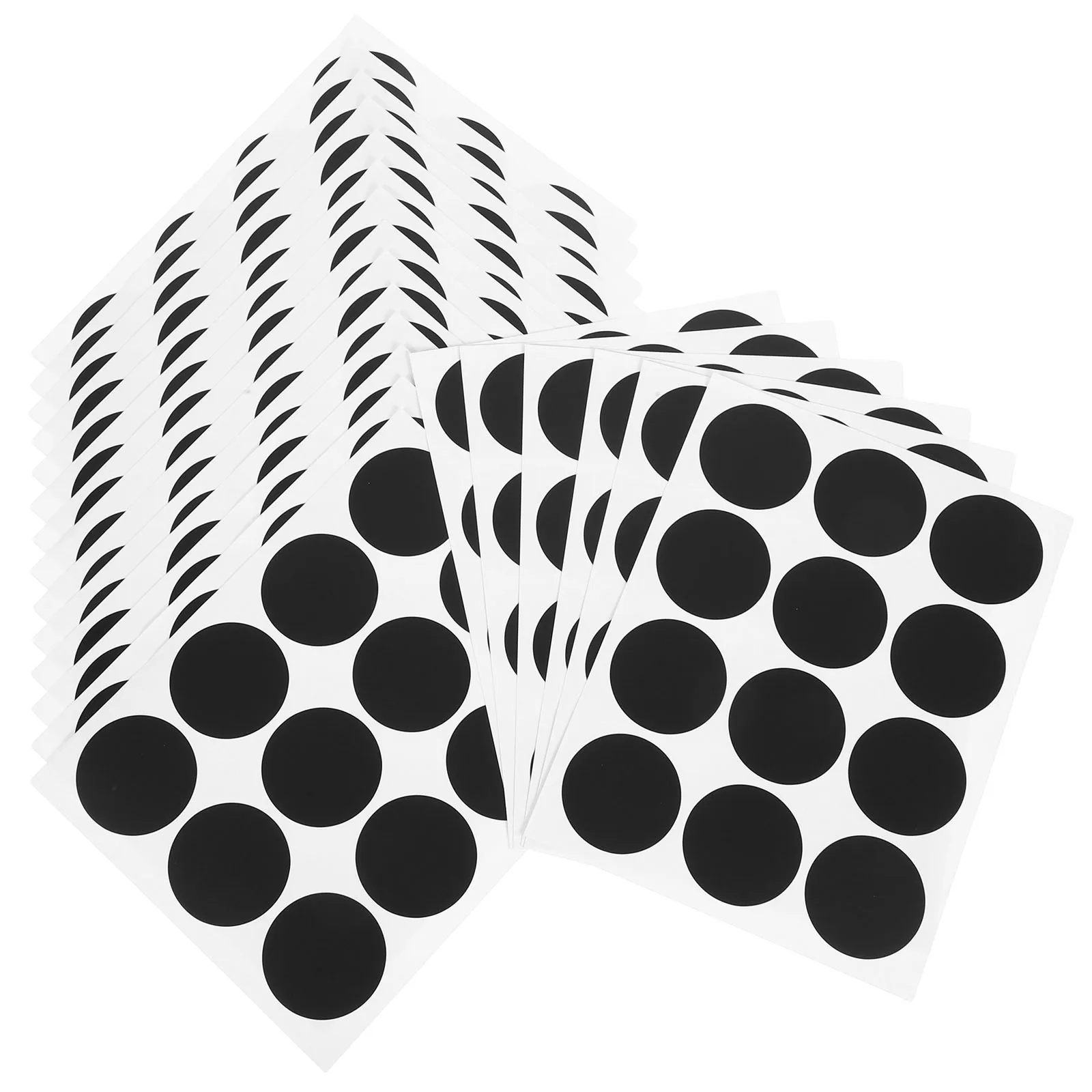 

240pcs Spice Jar Labels Blackboard Stickers 12 Round per Sheet 38mm Waterproof Erasable Decals Seasoning Bottle Chalkboard