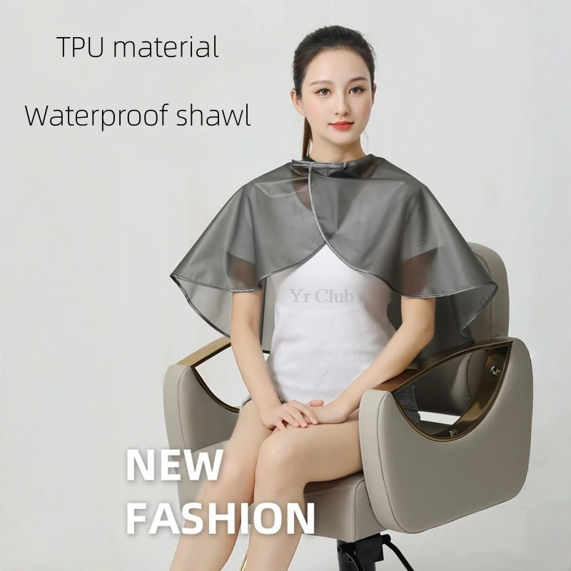 

Водонепроницаемый парикмахерский пеньюар для окрашивания и завивки волос, накидка для ухода за волосами, рабочая одежда для парикмахерских Y0228