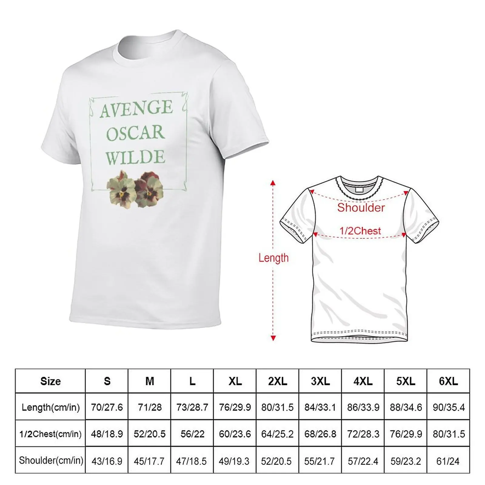 Avenge Oscar Wilde T-Shirt blue archive anime clothes t shirts for men graphic