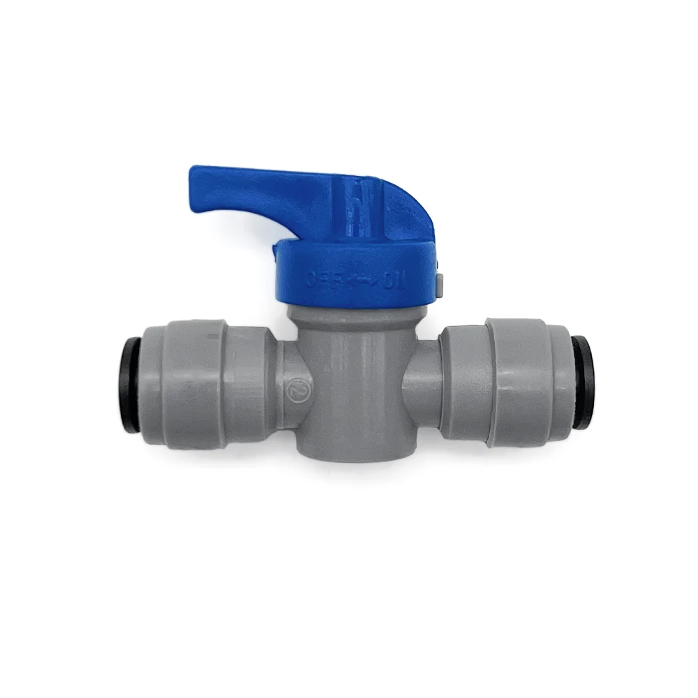 KegLand Duotight 8MM(5/16) Ball Valve Shut Off Plastic  Connect Pipe Hose Connector Beer Tube Push-in Fittings Joints