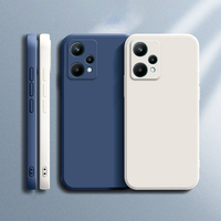 Original Soft Case for OPPO Realme 9 Pro SE Square Liquid Silicone Realme9 9Pro 5G Speed Luxury Classic Shockproof Covers Fundas