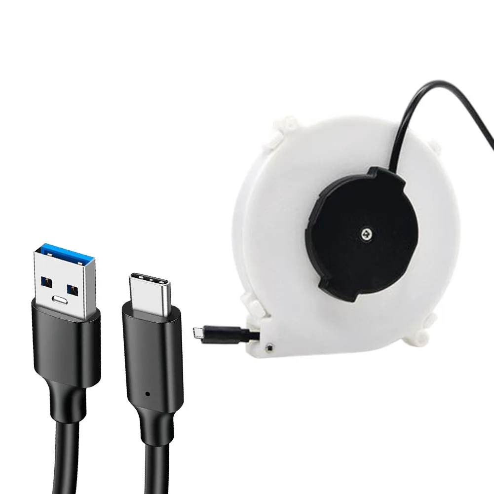 

Data Cable Winding Reel Charging Cable Automatic Retractable1-3 Meters Reel Reel For Electrical Equipment Tool Accessory