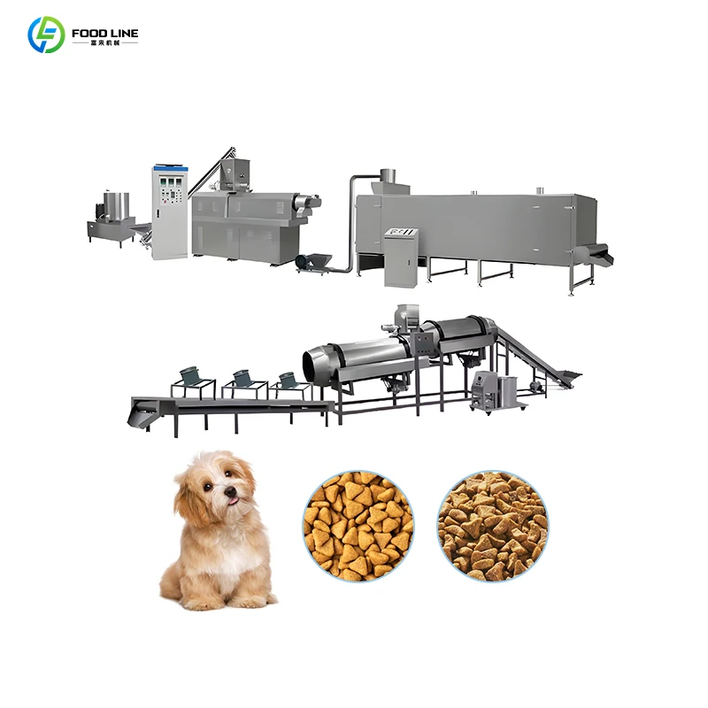 Customized size High Speed Dog Food Dryer Easy to Operate Automatic Dog Food Making Machine