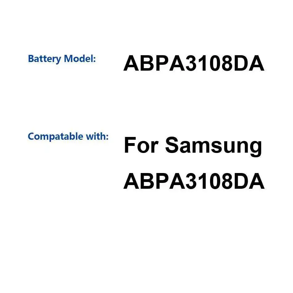 

800Mah Mobile Phone Battery For Samsung ABPA3108DA Premium Replacement High Compatibility