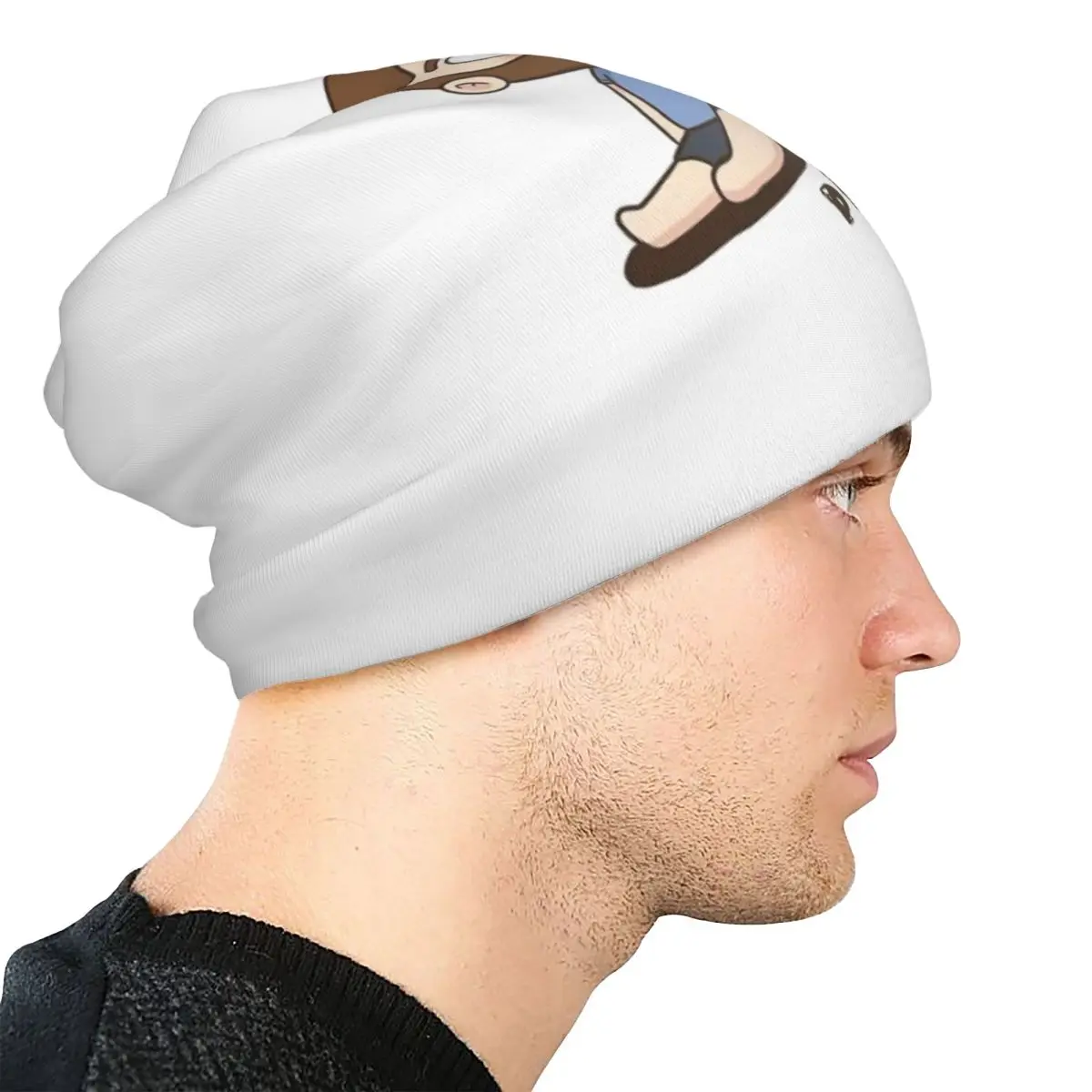 หมวกไหมพรมทรงบีนนี่ลายหัวกะโหลก Pibubear สำหรับฤดูใบไม้ร่วงและฤดูหนาว เหมาะสำหรับกิจกรรมกลางแจ้ง ให้ความอบอุ่น สำหรับผู้ชาย ผู้หญิง และผู้ใหญ่