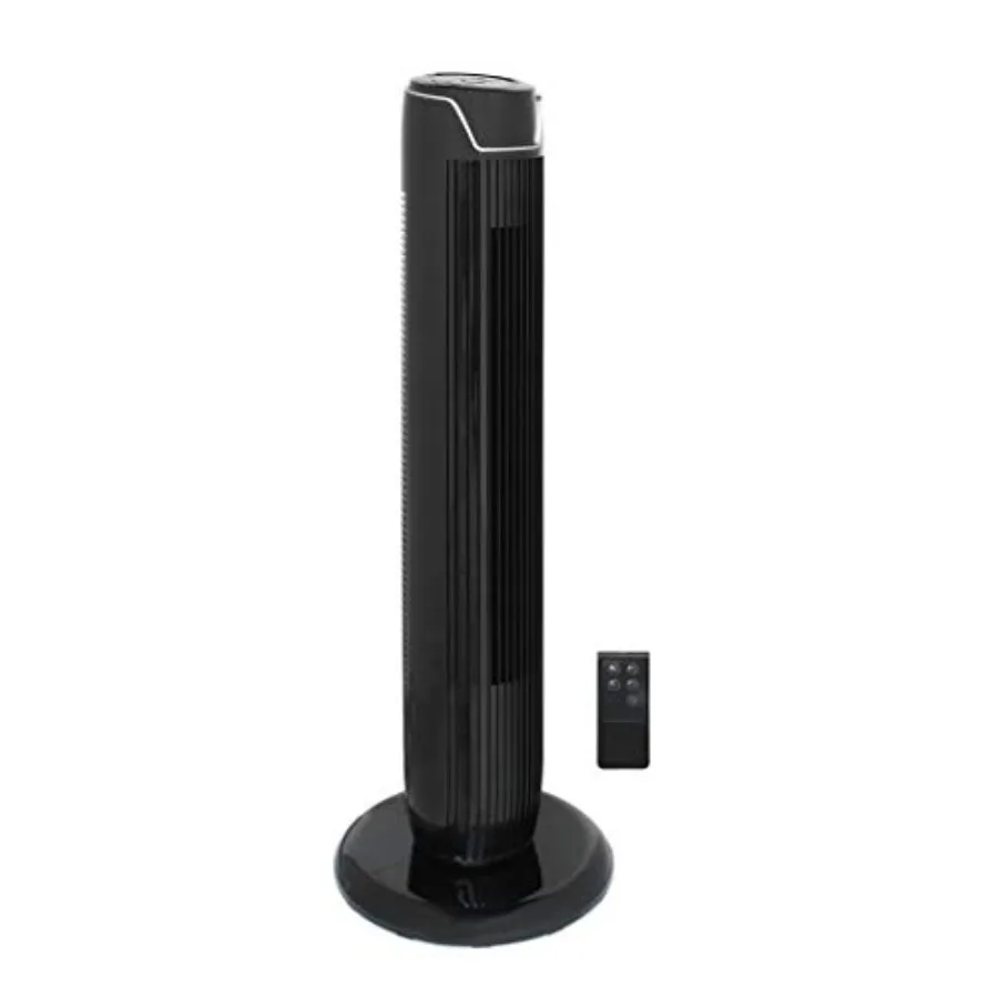 SF-1536BK: Tower Fan with Remote and Timer in Black