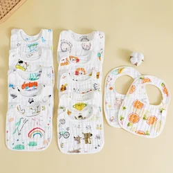 Reversible Printing 100% Cotton 8 Layers Baby Bibs baby bibs  baberos bebe  baby bib  baby bibs waterproof  baby items