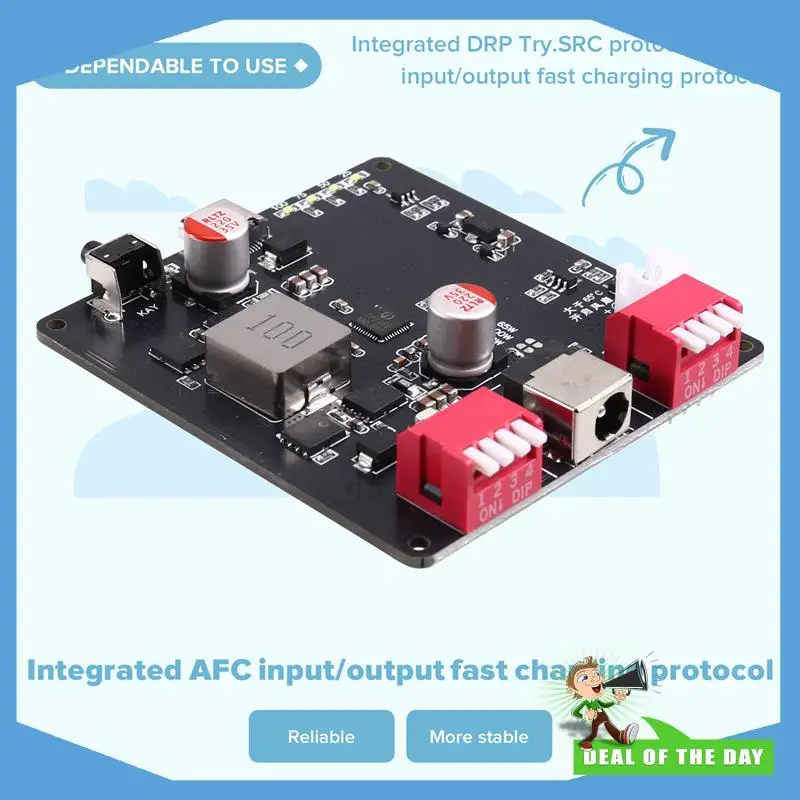 

24-Hour Delivery 140W Bidirectional Fast Charger Module 2S 3S 4S 5S 6S Lithium Battery Charging Board IP2366 Li- With DC Hold