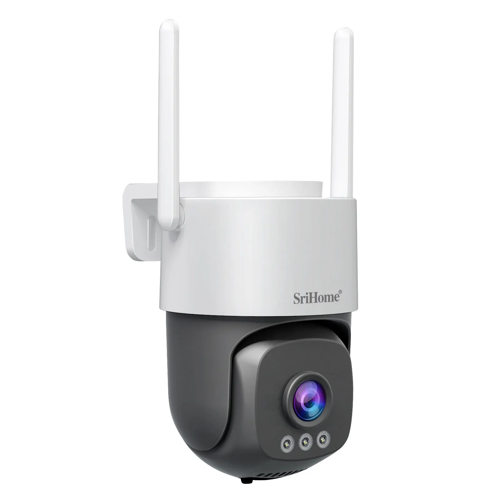 3MP 1296P Srihome SH056 Full Color Wireless PTZ IP Dome Camera AI Humanoid Detection Home Security CCTV Intercom Baby Monitor
