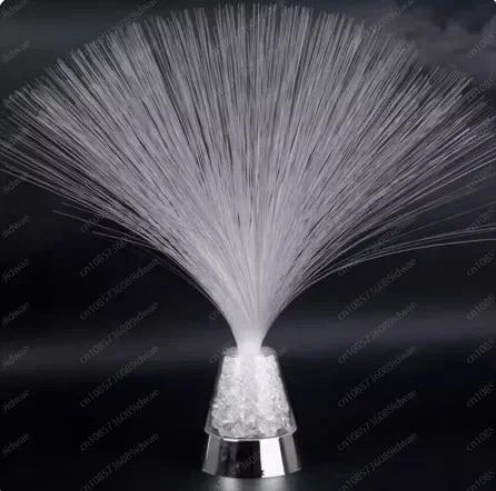 

decorative lights, fiber optic ice crystal transparent base, remote control color change, party props