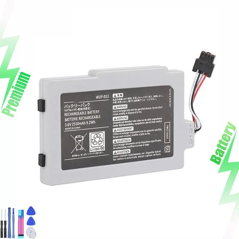 

New for WUP-013 Battery Wii U Handle Controller 2550mAh-