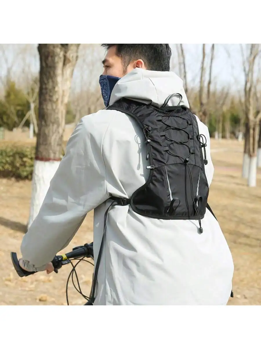 Running Vest with 500ML TPU Soft Flask, Small Running Water Vest -Adjustable Chest Straps, Lightweight Hydration Vest Pack