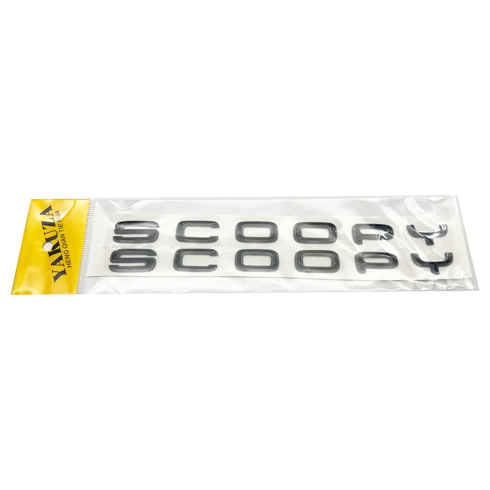 For Honda Scoopy 3D Gold Logo Sticker Motorcycle Body Fairing Emblem Decal Accessories