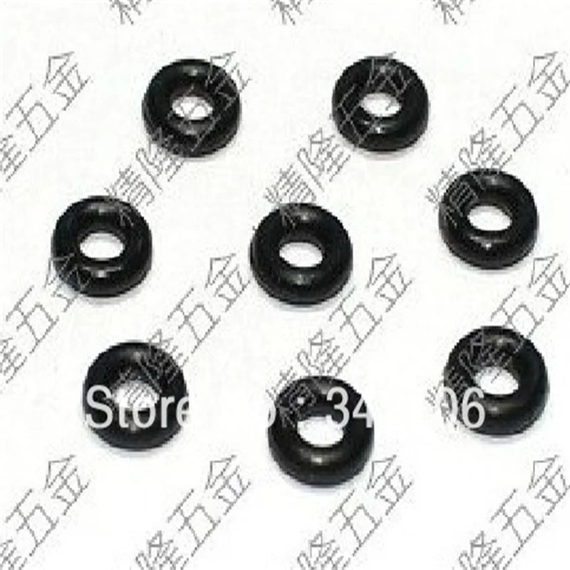 100Pcs Black Rubber O-Ring Earthquake Shock Ring M3 Module Sensor 3-Inch Shock Absorber for Seismic Equipment