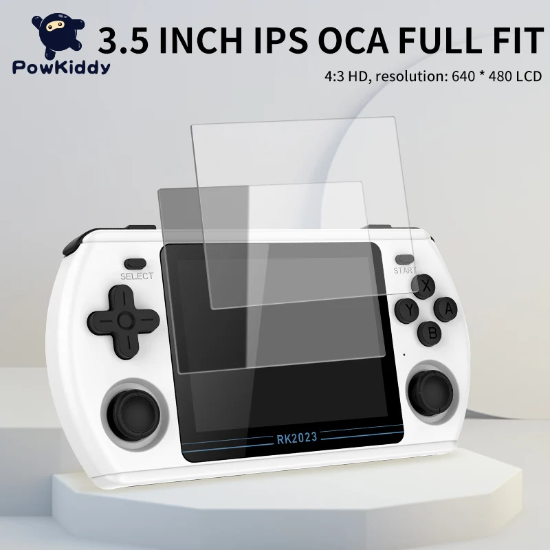 باوكدي RK2023 ريترو المحمولة لعبة اللاعبين 3.5 بوصة HD المحمولة لعبة فيديو وحدة التحكم RK3566 الألعاب PS1 المحاكي