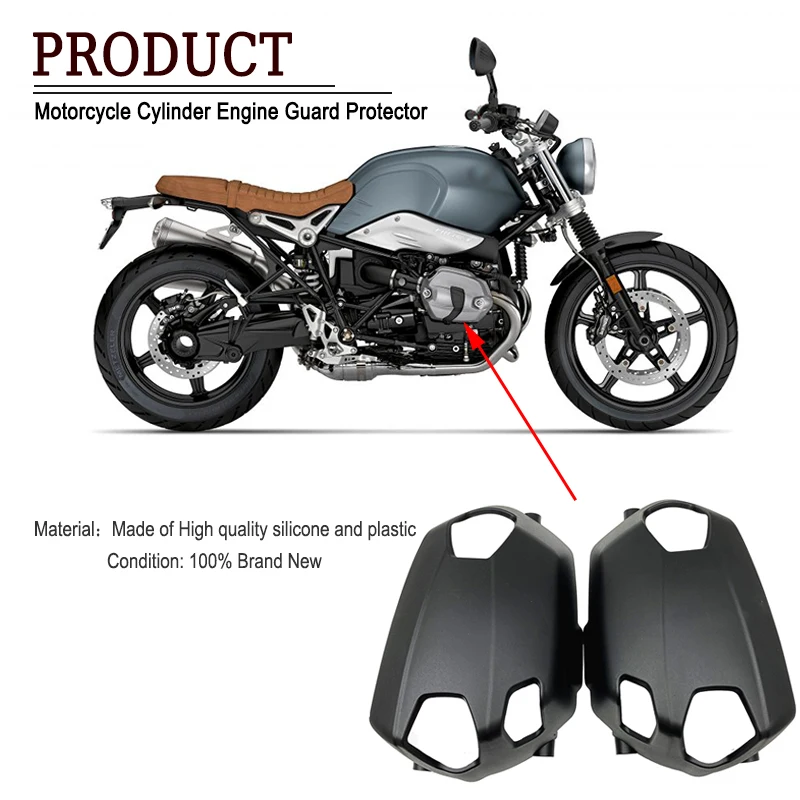 Cylinder Head Engine Guard Protector Cover For BMW RNINET RnineT R9T Scrambler Pure Racer 2014-2020 2019 Motorcycle Accessories
