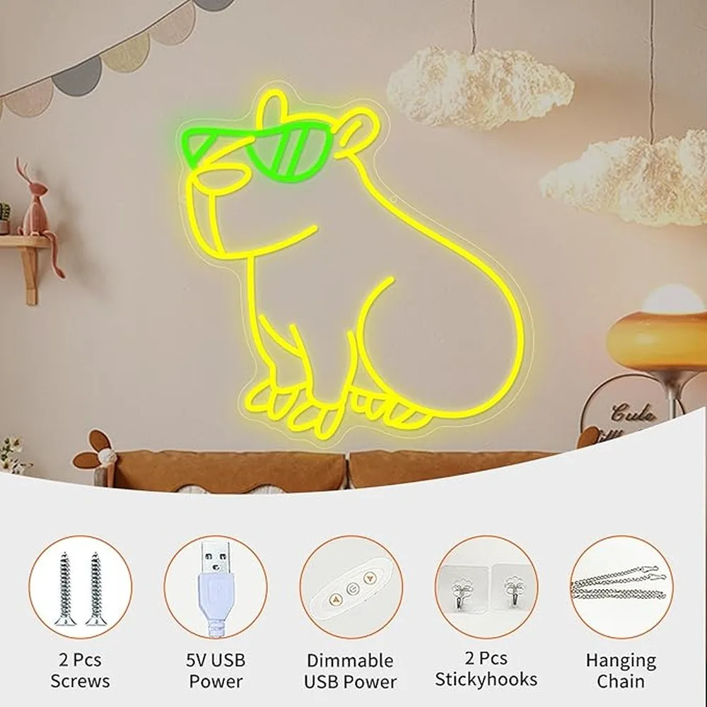 Adorable Night Light Featuring Soft Vibrant Lighting Stylish Glasses Night Light For Kids Bedroom