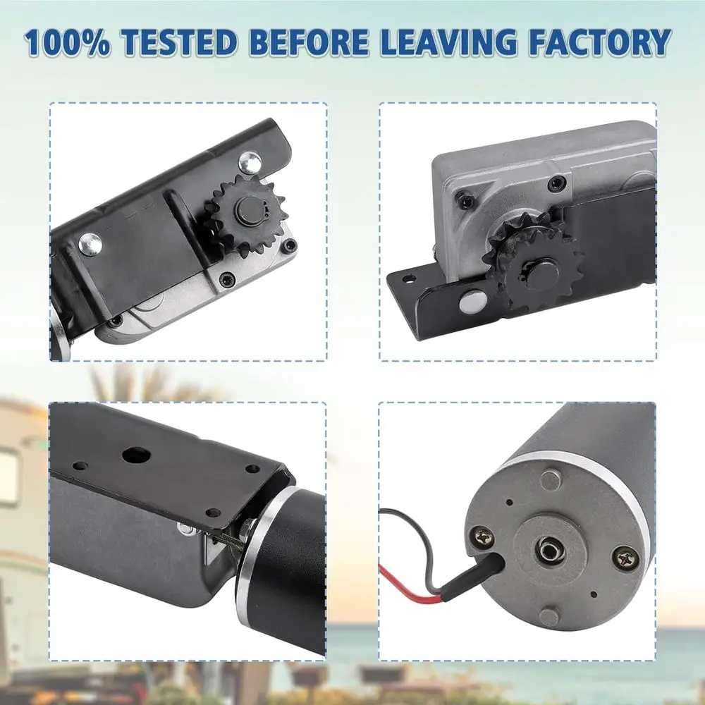 محرك RV Slide Out ومبيت تروس متوافق مع نظام انزلاق كابل BAL Accu-Slide، وصندوق تروس منزلق RV ومخرج عالي M #5