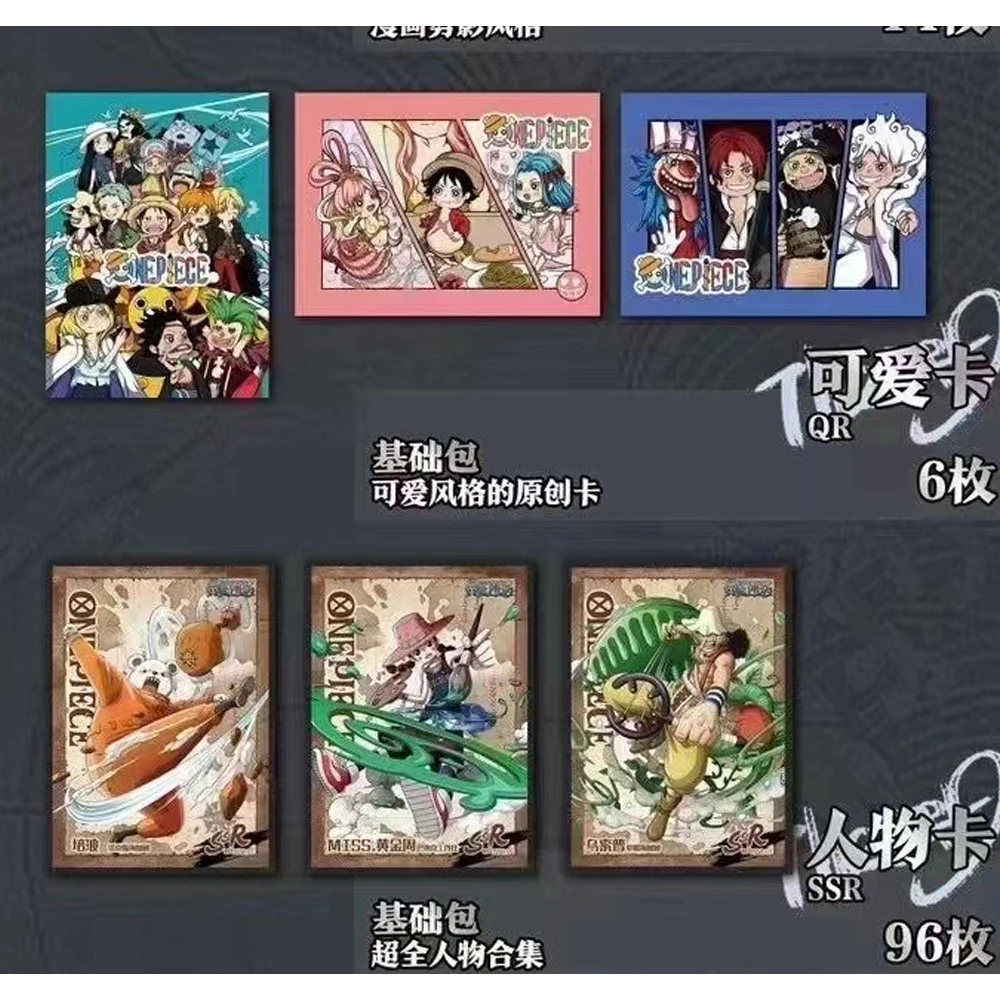 Boîte Booster une pièce, prix avantage, figurine de dessin animé japonais, jeu de commerce, Luffy Sanji Nami TCG, cadeau de Collection, vente en gros