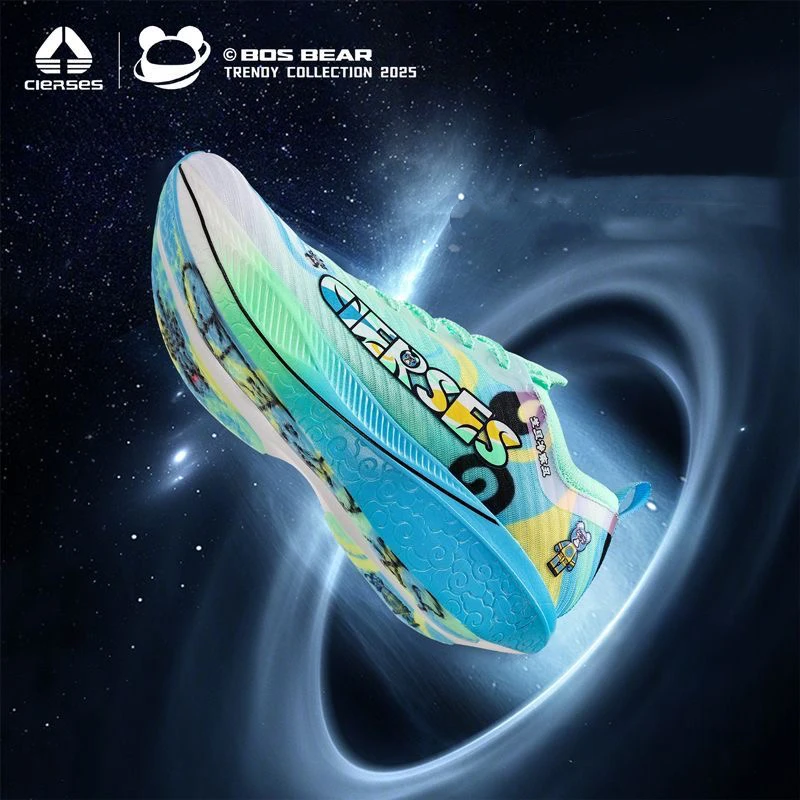 

CIERSES High-Quality Marathon Carbon Plate Running Shoes Shock Absorption Ultra-light Sports Technology Outdoor Men Sneakers