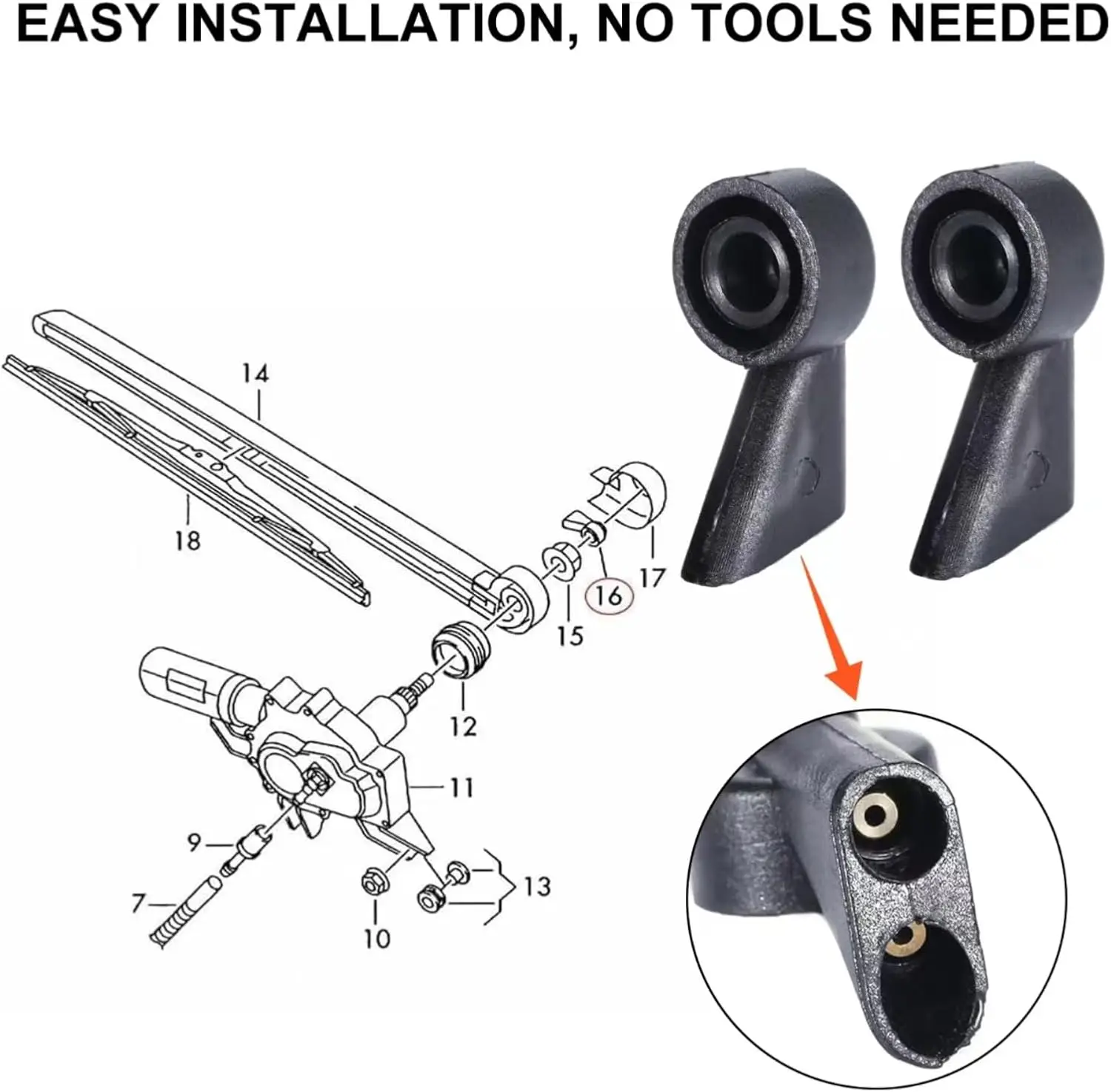 2Pc Windshield Clea…