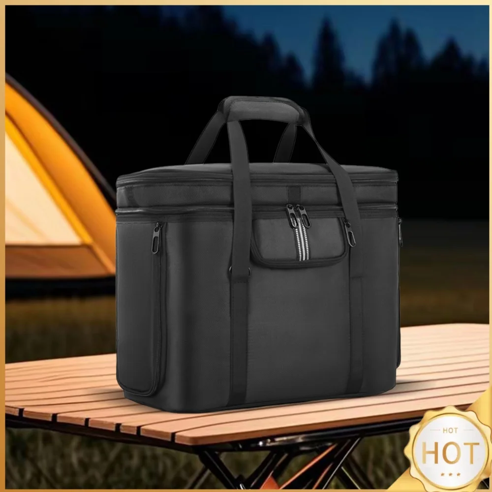 Portable Power Station Bag for Ecoflow Delta 3 Plus/Solar Generator Delta 2 Travel Storage Bag Waterproof Carrying Case