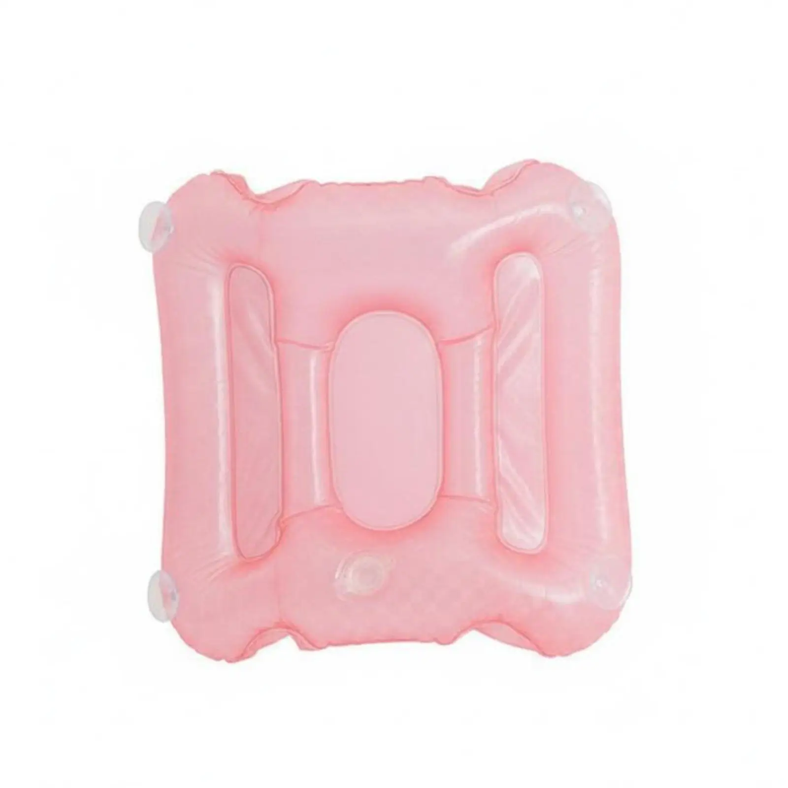 Inflatable Bath Cushion with Suction Cup Base for Stability Bathtub Booster Seat for Adults Luxury Bathroom Tub Accessories Set
