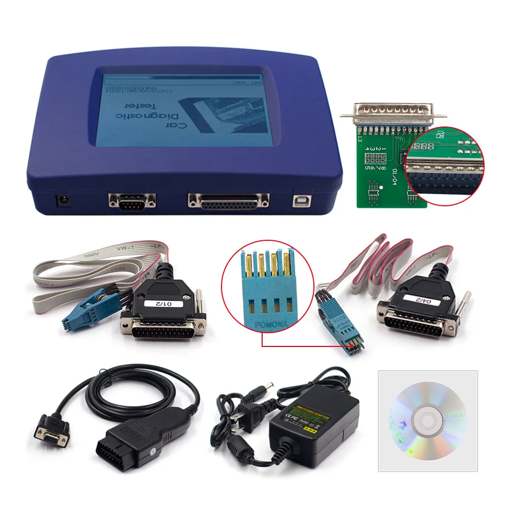 Digiprog 3 V4.94 Obd مبرمج مع كابلات Obd2 محول FTDI رقاقة قراءة محو EEPROM مراجعة خطأ تستر أداة تشخيص السيارة #6