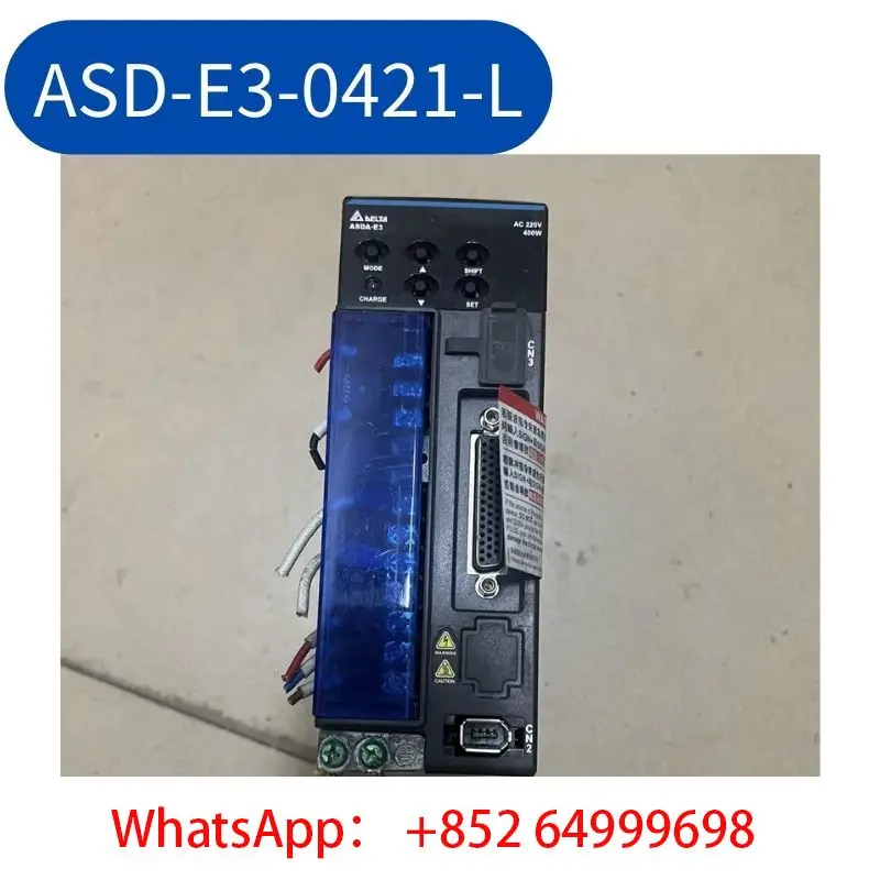 

ASD-E3-0421-L servo driver 400W inverter second-hand Test OK