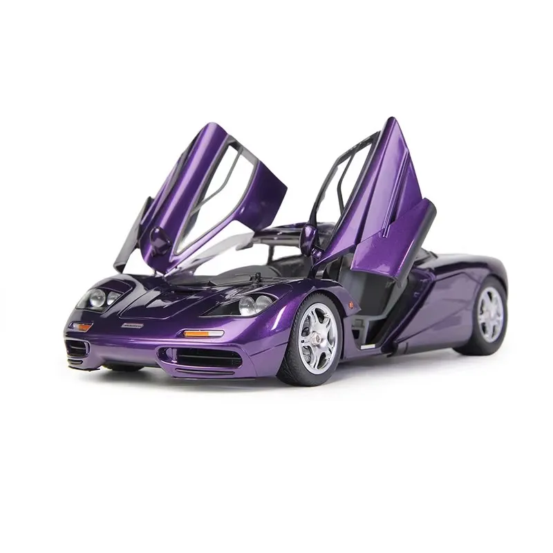 Lcd Car Model 1/18 Mclaren F1 Xp5 Car Model Simulation Alloy Room Ornament Display Cars Model Boy Collection New Year Toy Gift