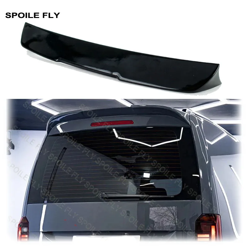 

2015 - 2020 & 2021 2022 To Up for VW Volkswagen Caddy MK4 MK5 Single Door Tailgate Style ABS Roof Wing Spoiler Lip Glossy Black