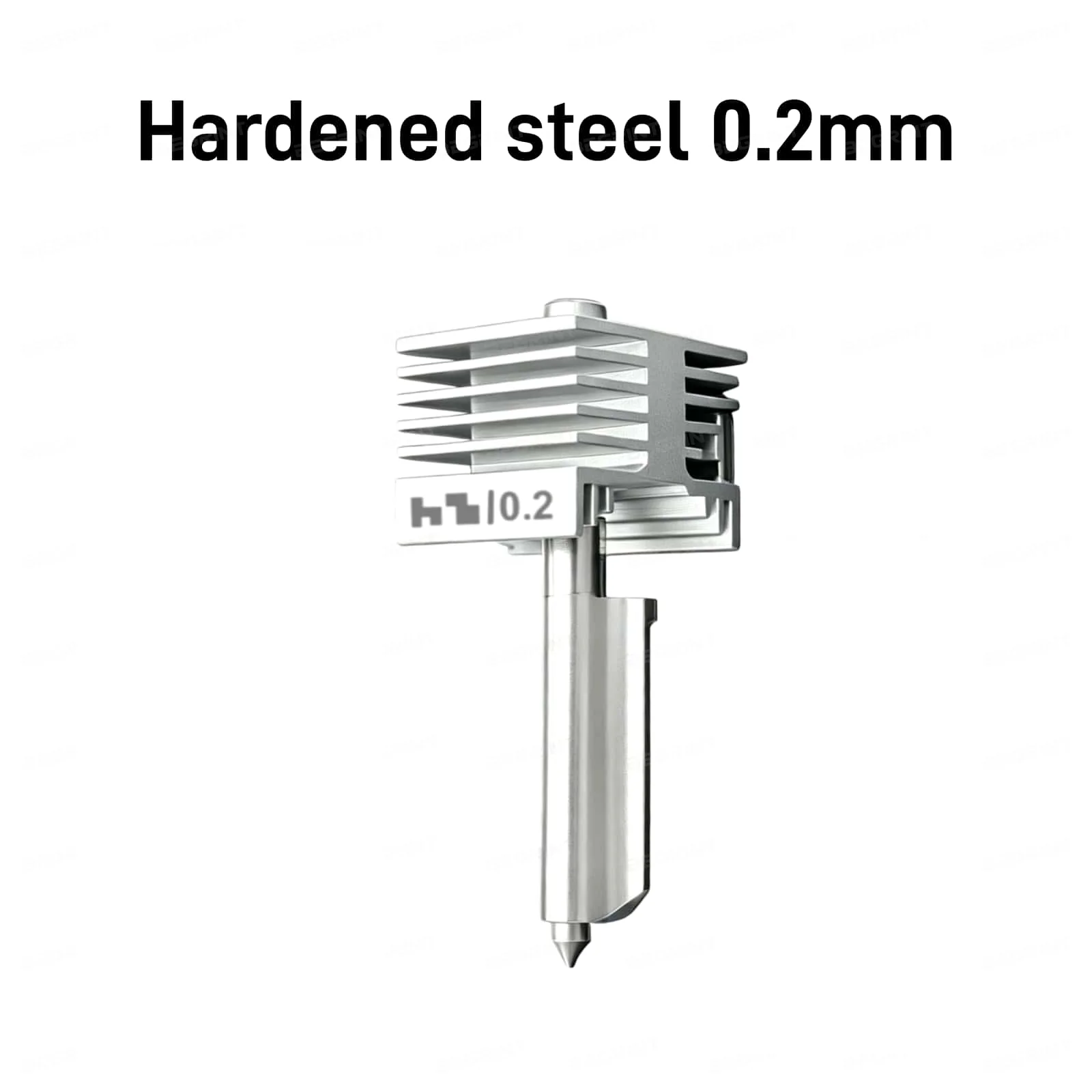 Hochpräzise gehärtete Stahldüse P2S X2D Hotend 0,2/0,4/0,6/0,8 mm integrierte Struktur für Bambu Lab H2C H2S H2D 3D-Drucker