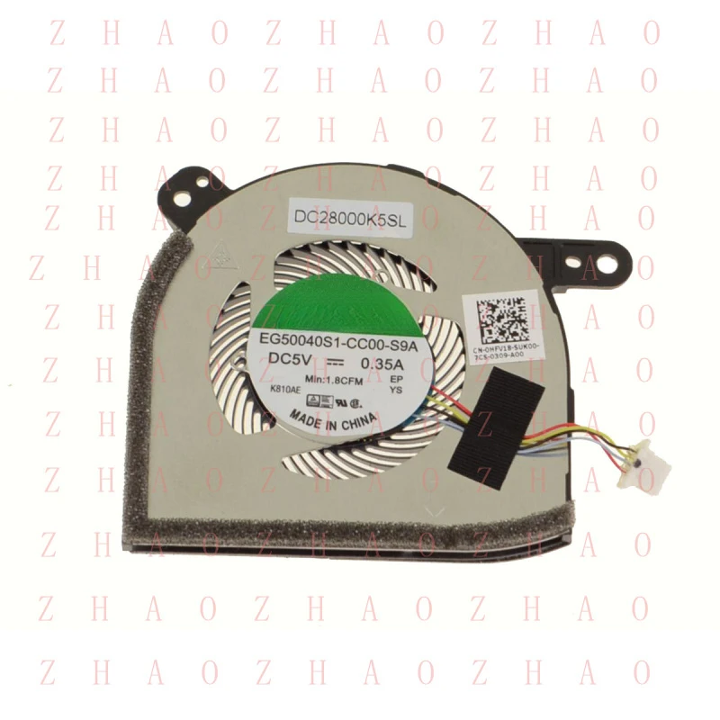 

Вентилятор охлаждения процессора L+ 0HFV18 DC28000K5SL для ноутбука DELL Latitude 5290 2-в-1