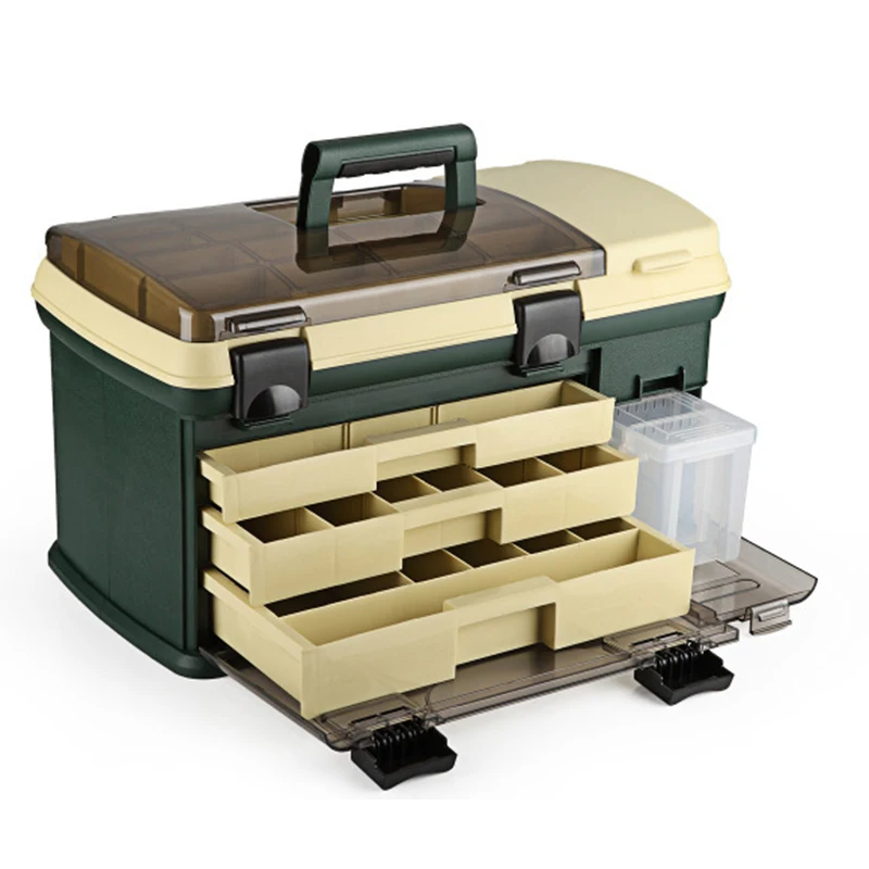 

Large Capacity Abs Plastic Fishing Box Fake Bait Hook Storage Tackle Fishing Accessories Tool Box Fishing Box Tackle