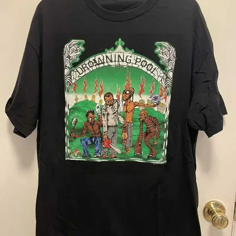 Drowning Pool Band Concert Cotton T Shirt All Size