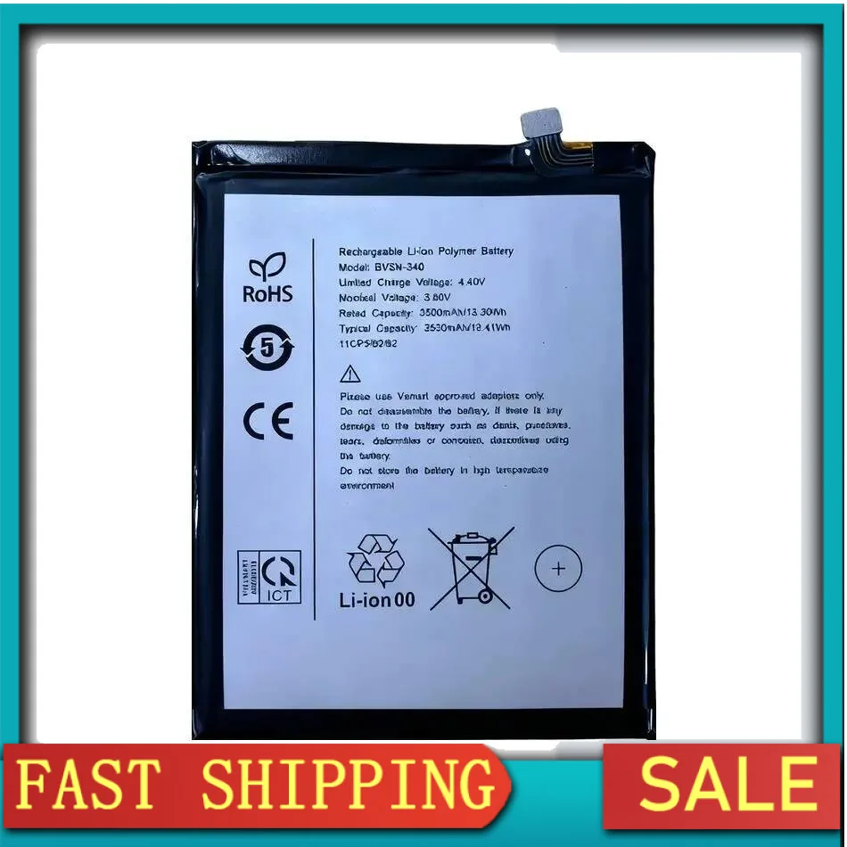 

Mobile Phone Battery For Vsmart Bvsm-340 BVSM340 3500Mah Stable