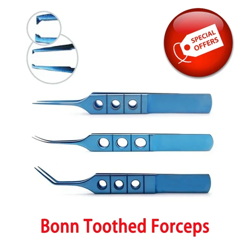 Bonn Toothed Forceps Corneal Mcpherson Forcep Ophthalmic Instruments