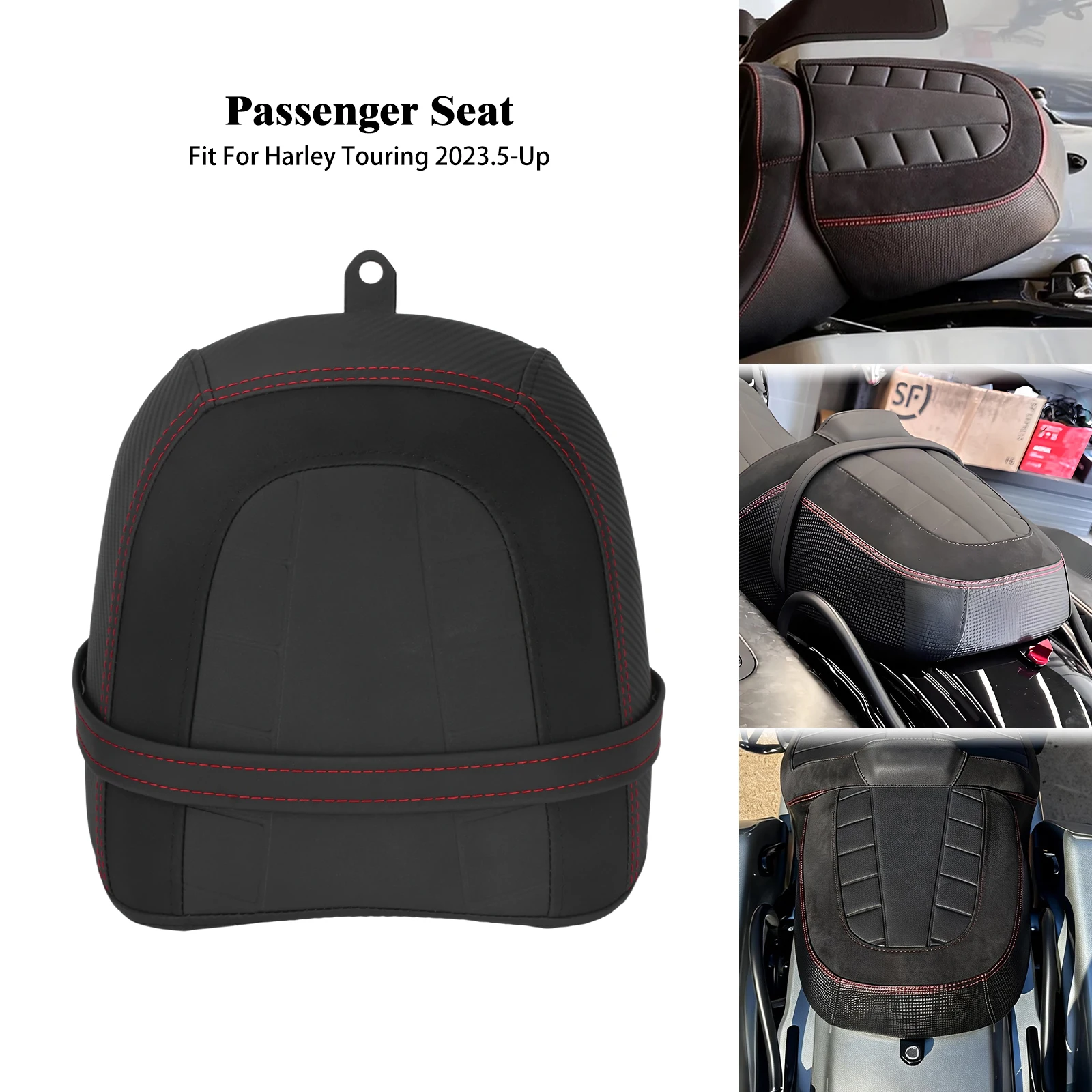 Motorcycle Passenger Seat For Harley Touring FLHXSE FLTRXSE 2023-Up CVO Road Street Glide 2024-Up FLHXU FLHXL Rear Cushion Seat