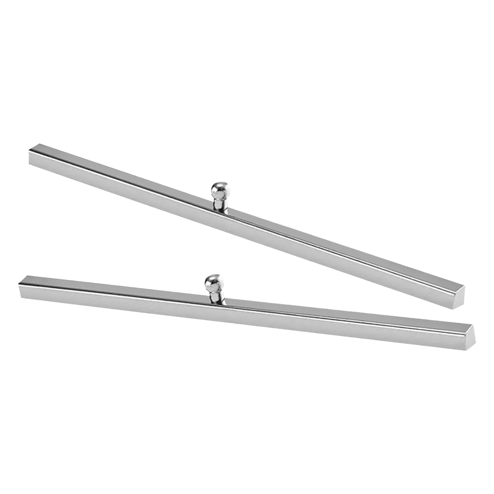 

2Pcs White Iron Stainless Steel Paperweight Calligraphy Training Tools Portable Calligraphy Supplies Paper Pressing