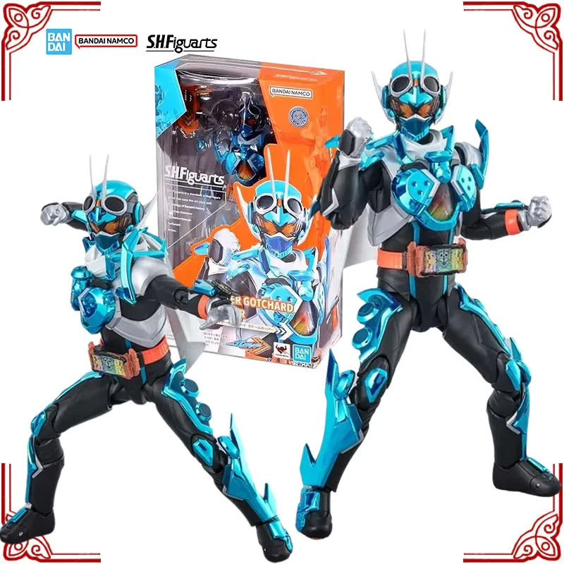 In Stock Genuine Bandai Kamen Rider Model Kit SHF Gotchard Steamhopper Anime Action Figure Collection Finished Mode Toys Gifts