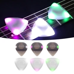 Colored Light Picks LED Guitar Picks Smooth String Interaction Three Sizes Available High-sensitivity LED 0.8mm