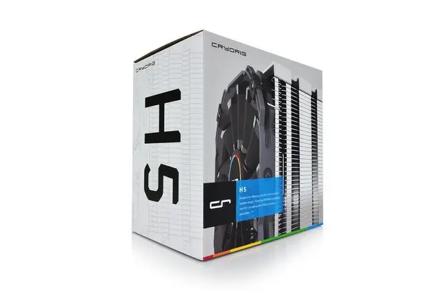 Cryorig H5 universal CPU radiator 4 * 6mm heat pipe 14cm thin fan