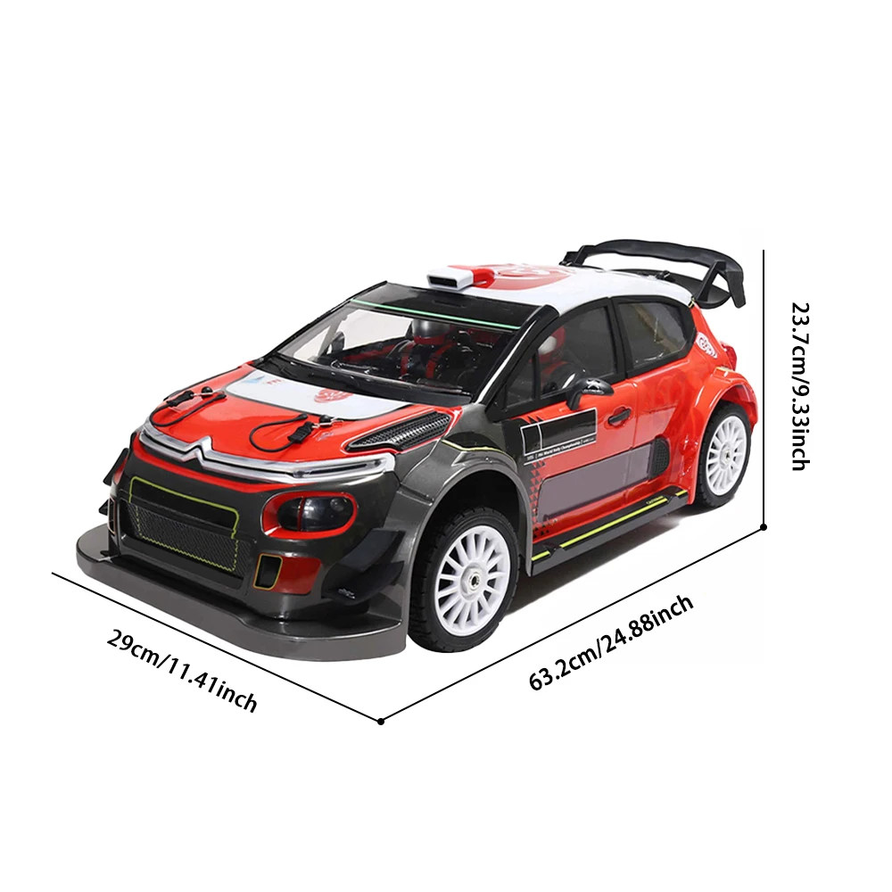 Mjx hyper 1/7 carro rc sem escova 7303 carros de corrida de controle remoto 60 km/h c3 simulação de alta velocidade veículo off-road brinquedos para adultos