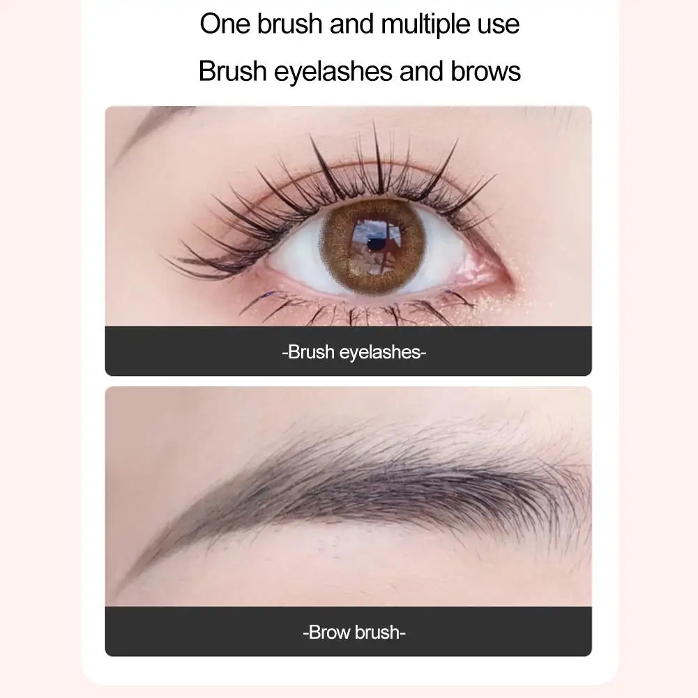 Peigne à sourcils à double tête, brosse de maquillage, outil de beauté, peigne professionnel pour cils et sourcils, brosse double face crée des cils et des sourcils grillés