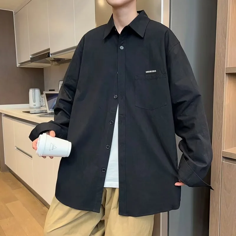 

Bla Plaid Long Sve Повседневная мужская осенняя новая свободная универсальная верхняя одежда для пар из полиэфирного волокна American Sle