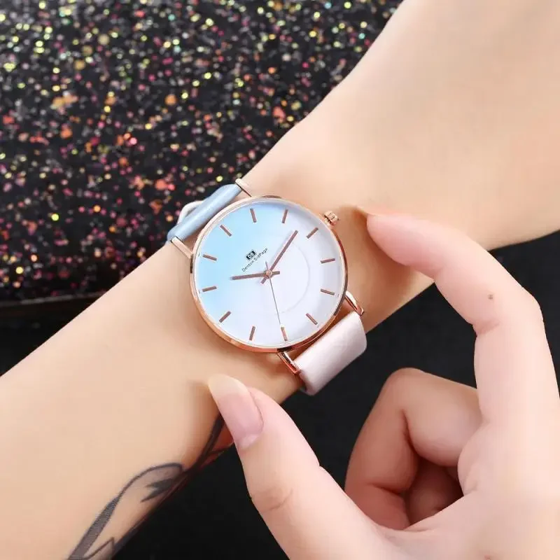 Fashion Women\'s Watches Casual Ladies Quartz Wristwatches Creative Belt Watch Student Ladies Watches Jewelry Gifts